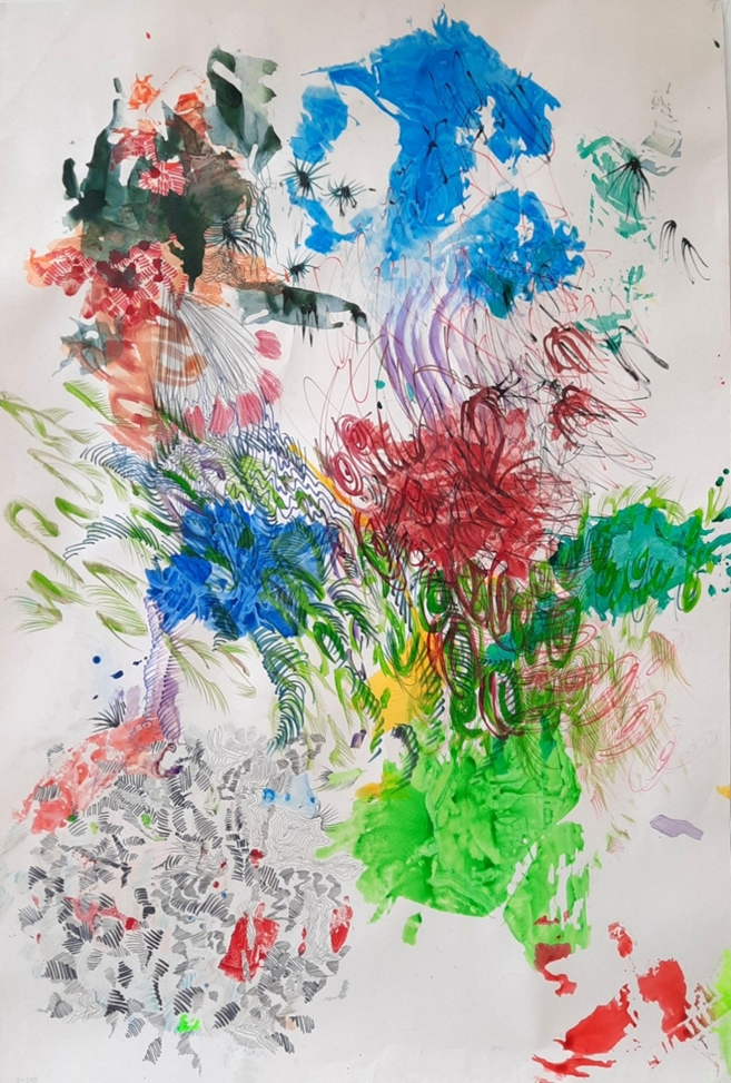 Afbeelding met kunst, verven, Schilderverf, tekening

Door AI gegenereerde inhoud is mogelijk onjuist.