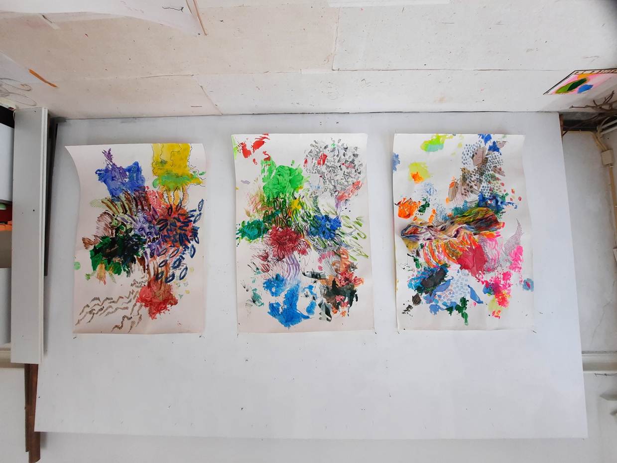 Afbeelding met verf, Kinderkunst, tekening, kunst

Door AI gegenereerde inhoud is mogelijk onjuist.